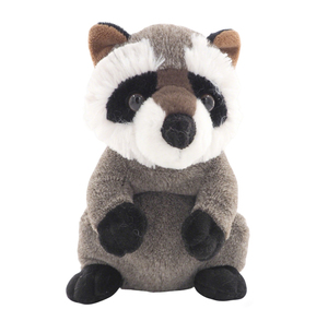 Peluche di Procione e Animali Selvatici Personalizzabili OEM ODM con Logo e Tasca Posteriore con Cerniera - Product Image 1