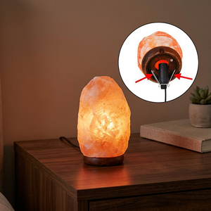 Lampes de sel rose de l'Himalaya naturelles mini USB les moins chères 2026 pour la décoration intérieure, lampe de sel de l'Himalaya avec cordon USB et ampoule - Product Image 1