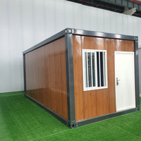 Maison conteneur pliable à installation rapide - Conteneurs maritimes préfabriqués résistants au vent et à l'eau pour appartements, hôtels et villas