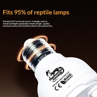 Lampe chauffante à spectre complet UVB10.0 pour reptiles, supplément de calcium, économe en énergie, pour tortues, dragons barbus et lézards