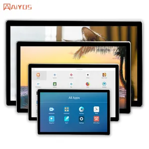 공장 저렴한 가격 15.6 인치 휴대용 및 가벼운 디자인 LCD 모니터 디스플레이 용량 성 터치 스크린 안드로이드 올인원 태블릿