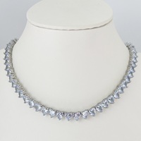 Collier de bijoux tendance 2024, punk, personnalisé, chaîne en cristal et strass, étoile, cœur, ras de cou, femme, homme, couple, cadeaux de mariage