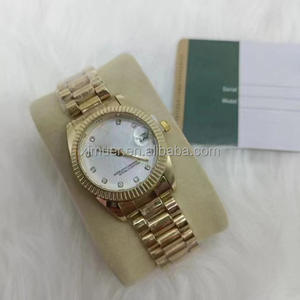 <span class=keywords><strong>Orologio</strong></span> Analogico al Quarzo di Lusso con Cinturino in Acciaio Inossidabile Dorato, Design Personalizzabile con Logo, Ultimo Modello per <span class=keywords><strong>Uomo</strong></span> - Product Image 5