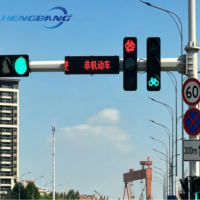 Poteau de signalisation routière en acier galvanisé pour extérieur, 6M 7M, 100mm 200mm, pour autoroute