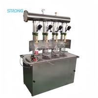 Machine de remplissage semi-automatique pour boissons gazeuses, vin et bière avec mélange de CO2 et pression pneumatique
