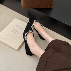 Women's Fashion Trend Anti-Slip Sexy Rhinestones Crystal Sequins Floral High Heels <b>Pumps</b> Square Toe Summer Spring Autumn Bridal - Product Image 4