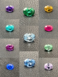 Ingrosso gemma colorata brillante 1ct forma ovale laboratorio di pietra preziosa coltivata blu reale zaffiro laboratorio coltivato rubino/cobalto spinello/smeraldo - Product Image 2