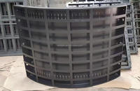 Module LED flexible P2.5 IP65 pour extérieur, écran incurvé cylindrique, affichage de forme personnalisée pour les salles d'exposition, les aéroports, la publicité
