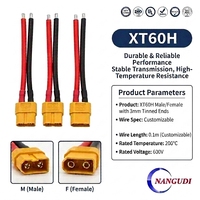 Faisceau de câblage personnalisé avec connecteur XT90, câbles électriques pour énergie nouvelle, assemblage de câbles solaires en silicone pour batterie, faisceau de câblage automobile