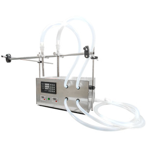 Machine de remplissage numérique électrique semi-automatique 220V avec contrôle PLC pour bouteilles d'eau, garantie 1 an - Product Image 3