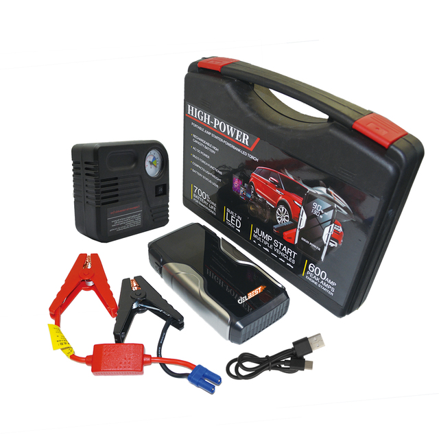 All Climate 16000mAh Jump Starter -20°C to 60°C Operation 600A Peak Power Support
