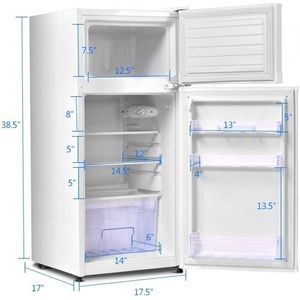 Portable 2-Door Plastic Compact <b>Refrigerator</b> - Product Image 6