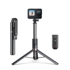 <span class=keywords><strong>TELESIN</strong></span> TE-RCSS-003 Perche à selfie extensible 130 cm avec trépied portable pour caméra d'action, téléphone portable, vlog de voyage - Product Image 1