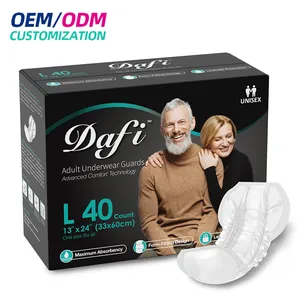 Coussinets post-partum doux pour femmes Protection contre les fuites de vessie Coussinets d'incontinence jetables pour adultes