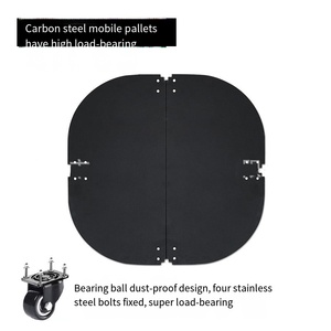 Factory Stainless Steel Modern Eco-friendly Mobile Pallet for Metal Planting Box Flowerpot Garden <b>Bed</b> Load-bearing - Product Image 1