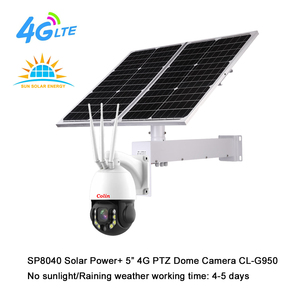 7x24h ghi âm 80W 40AH 444wh năng lượng mặt trời Kit với 36x Zoom đầy đủ kim loại kép <span class=keywords><strong>LED</strong></span> thông minh ai Loa <span class=keywords><strong>Dome</strong></span> <span class=keywords><strong>Camera</strong></span> camhipro ứng dụng - Product Image 4