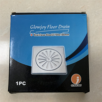 Couverture de drain de plancher de douche, couverture de drain d'acier inoxydable