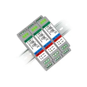 DC 전류 및 전압 송신기 신호 차단기 4-20mA ~ 0-10V5V 아날로그 모듈-10-10v 0-75mv 0-20mA