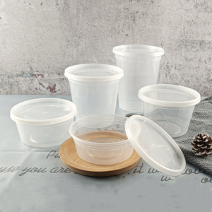 Sản Phẩm Trung Quốc Tùy Chỉnh In Logo Kín Takeaway Nhựa Tròn Pp Deli Soup Bowl Container Thực Phẩm Dùng Một Lần - Product Image 6