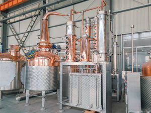 Rum cuivré de 1200 litres whisky encore commercial distillant du gin - Product Image 2