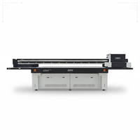 Impresora UV Industrial de Cama Plana con Cabezal de Impresión Ricoh, Impresora Digital de Inyección de Tinta de Alta Velocidad para Papel con Barniz y Relieve 3D
