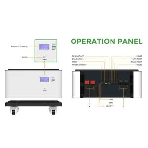 LiFePO4 Solar Battery 51.2V 600Ah 30KWh Stackable Hybrid <b>Grid</b> Home Energy Storage <b>System</b> - Product Image 4