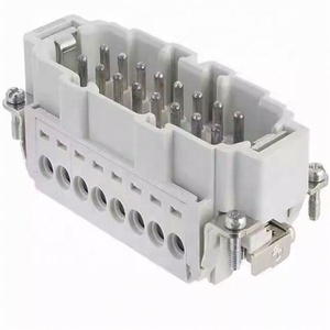 Đầu nối mới và nguyên bản 09340102601 16a830v han 10hve 10pin nam chèn màu xám 10 + 2 + Vít vị trí mặt đất - Product Image 2