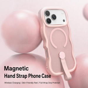 เคสโทรศัพท์แม่เหล็กแบบโค้งพร้อมสายคล้องมือ<span class=keywords><strong>แบ</strong></span>บซ่อนได้และขาตั้งในตัว ป้องกันการกระแทก<span class=keywords><strong>แบ</strong></span>บหุ้มรอบ<span class=keywords><strong>ต</strong></span>ัว สำหรับ <span class=keywords><strong>iPhone</strong></span> 18 17 16 15 - Product Image 1