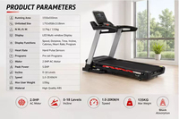Großhandel Kommerzielles Elektrisches Laufband 2,0 PS AC-Motor 135 kg Tragkraft Multi-Fenster-LED-Anzeige Faltbar Manuelle Neigung Stahlkonstruktion