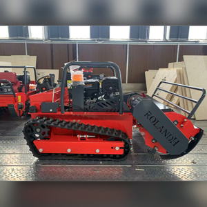 <span class=keywords><strong>Coupe</strong></span>-herbe à fléaux radiocommandé sur chenilles, robuste, 800 mm, 48V 2000W, haute puissance, <span class=keywords><strong>diesel</strong></span> <span class=keywords><strong>hybride</strong></span>, pour ferme solaire - Product Image 4