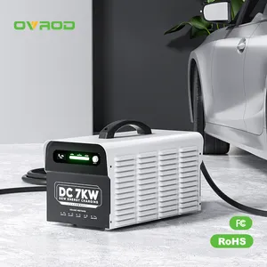 Fast Electric Car Ev Charger Charging Station 7KW Portable DC Charger For Electric Car GB/T On The Road