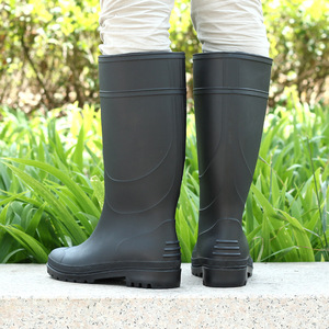 Botas de Lluvia Impermeables para Hombre, Color Negro, Antideslizantes, para Trabajo - Product Image 4