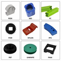 Piezas Moldeadas por Inyección de Plástico Personalizadas de Alta Precisión OEM, Componentes de Ingeniería Industrial, ABS, PC, POM, Nylon, PPS, PEEK, PA66, ISO