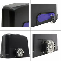 Operador de Puerta Automático con Sensor LockMaster SAG13, Abrepuertas Eléctrico de 600 kg, IP44 Impermeable, Control Remoto para Puertas de Villas y Escuelas