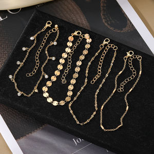 4 pcs/सेट नई डिजाइन राउंड जिरकॉन पेलेंट महिलाओं के लिए - Product Image 5