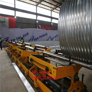 Helely — rouleau de tube métallique en acier ondulé, grand vert, équipement de machine à modeler, nouveau Design chinois