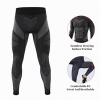 Sous-vêtements thermiques de compression pour hommes S-SHAPER, vêtements chauds d'hiver, longs sous-vêtements de sport sans couture, séchage rapide, respirants, pour la course à pied et le ski