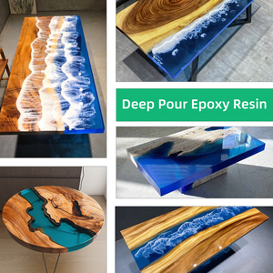 Chuantian 2:1 nhựa <span class=keywords><strong>Epoxy</strong></span> AB keo cho gỗ 15kg Kit 80D độ cứng cao sâu đổ nhựa 4 inch tinh thể rõ ràng sông bảng nhựa - Product Image 6