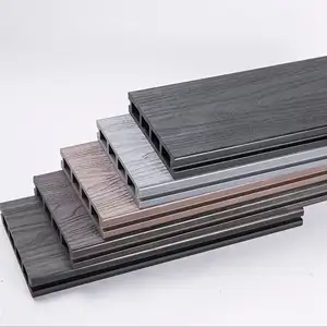 Planche de terrasse en PVC personnalisée pour l'extérieur Carrelages de terrasse en WPC durables et imperméables