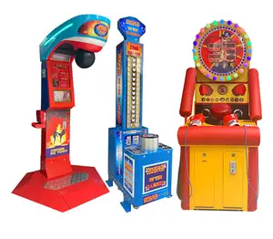 Mesin tinju palu permainan yang dioperasikan koin mesin tinju Arcade simulator menembak vr
