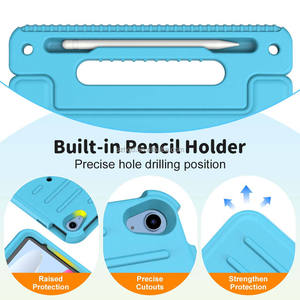 เคส HGD ดีไซน์ใหม่สำหรับ iPad 11 นิ้ว รุ่น A16 และ iPad รุ่นที่ 10 ขนาด 10.9 นิ้ว เคสซิลิโคนกันกระแทกสำหรับเด็ก พร้อมขาตั้ง - Product Image 4