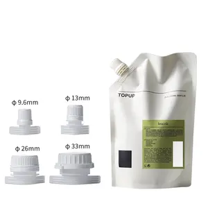 PE 9.6mm 13mm 26mm 33mm Stand Up Plastic Spout Pouch Cap For Liquid Food Pouch Juice Bag