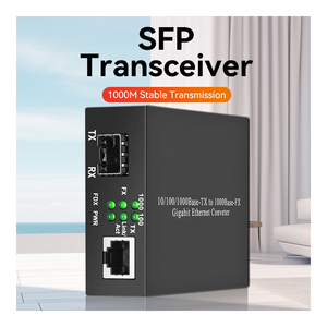 GIANTECH 1000M โหมดเดี่ยว ไฟเบอร์เดี่ยว ตัวรับส่งสัญญาณไฟเบอร์คู่โหมดเดี่ยว พอร์ต SFP ตัวแปลงออปติคอล ใช้พลังงานต่ำ - Product Image 2