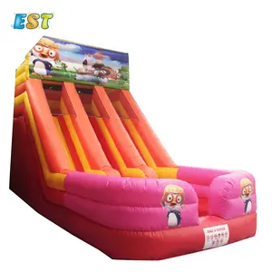 Jumper inflable, Juguetes Divertidos y puente atractivo, tobogán de agua inflable, bolsa de lona de PVC de China para tobogán de cartón para bomba