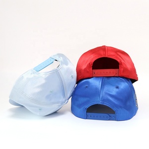 Servizio OEM/ODM Cappellini da Baseball Personalizzati con Ricamo 3D Unisex 5 Pannelli in Tessuto Satinato con il Tuo Logo Design per Squadre Giovanili Sportive - Product Image 5