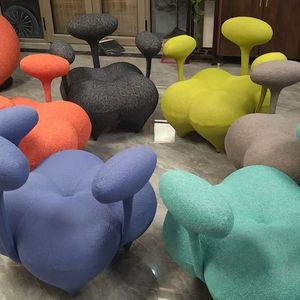 Fauteuil <span class=keywords><strong>Ballon</strong></span> Magique Moderne Nordique Luxe Léger Simple avec Structure Métallique et Assise Moelleuse pour Salon, <span class=keywords><strong>Bureau</strong></span> à Domicile, Mobilier Tendance pour Célébrités d'Internet - Product Image 1