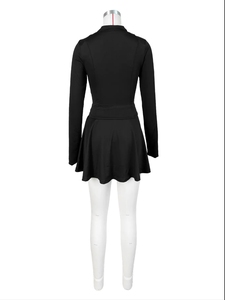 2024 thể thao và giải trí eo hẹp, váy dài tay loe, Bộ đồ thể thao hai mảnh - Product Image 3