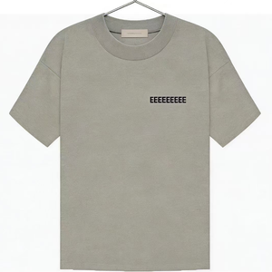 T-shirt da <span class=keywords><strong>uomo</strong></span> Fear con stampa 3D, a maniche corte, estiva, per coppie, di marca trendy, con motivo a lettere americane. - Product Image 1