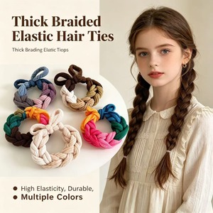 Élastique à cheveux anti-emmêlement confortable pour la <span class=keywords><strong>gym</strong></span>, <span class=keywords><strong>chouchou</strong></span> antidérapant pour femme, accessoires capillaires pratiques - Product Image 1