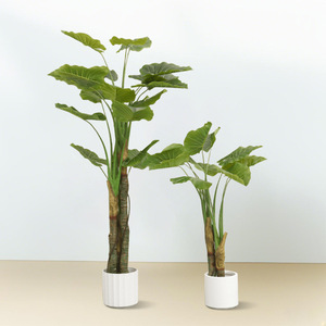 Planta Artificial de Hoja de Taro Dream Castle, 100-200 cm, Decoración Interior y Exterior, Estilo Bonsái, Vegetación - Product Image 2